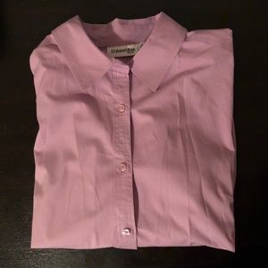 XL St. John’s Bay Lavender Button Up, Women’s